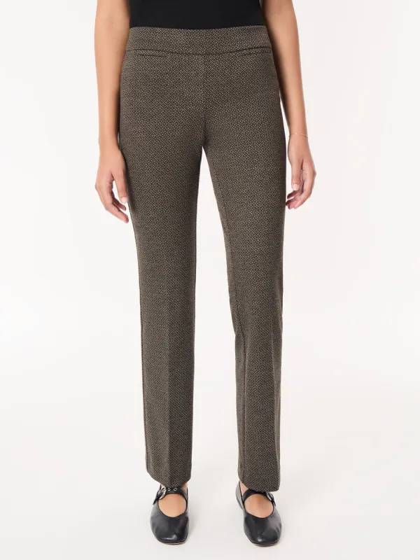Plus Pull-On Boot Leg Pant, Knit Jacquard sold by Jones New York