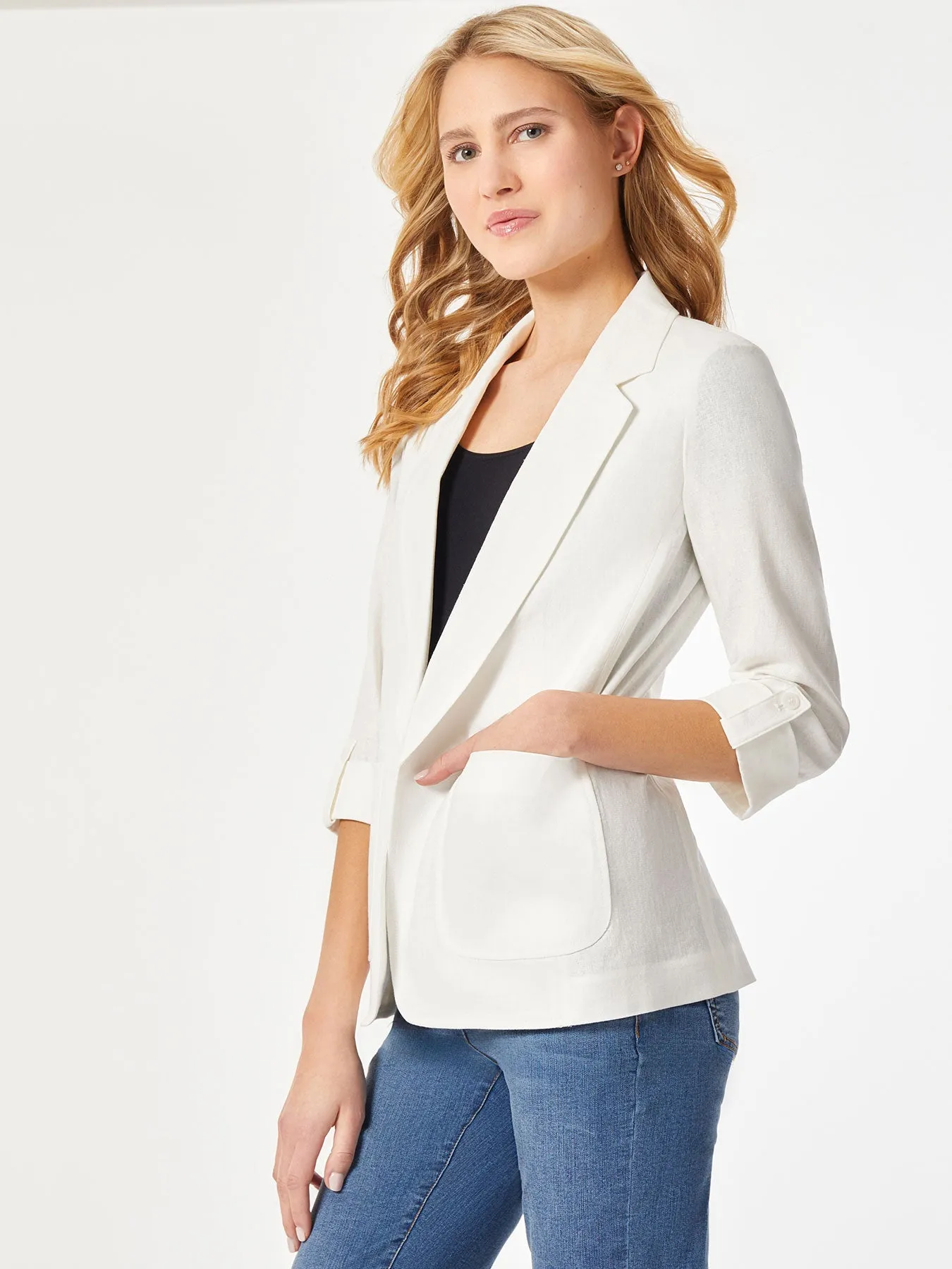 Classic Patch Pocket Jacket sold by Jones New York product image thumbnail 3
