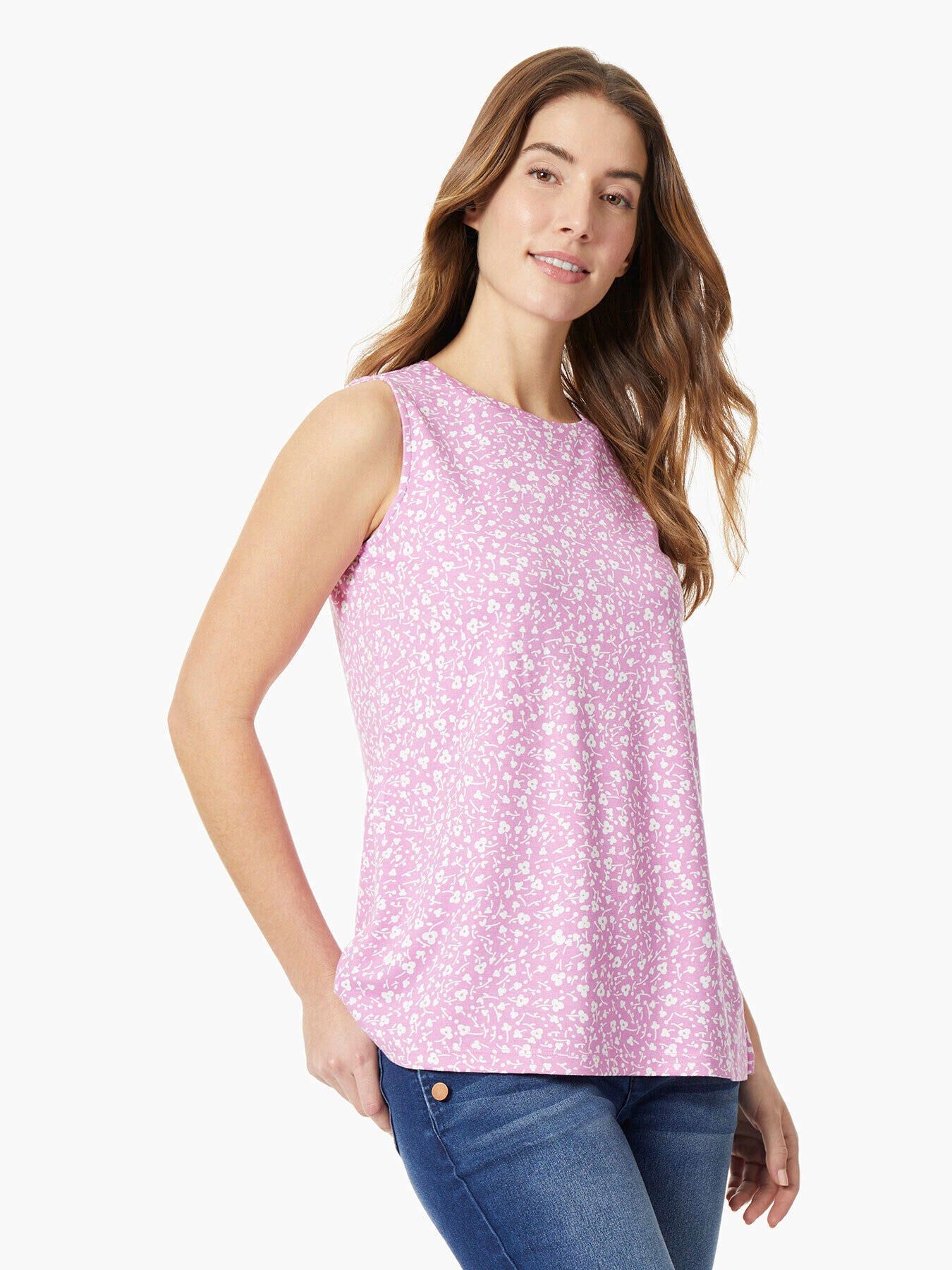 Crew Neck A-Line Tank Top sold by Jones New York product image thumbnail 2