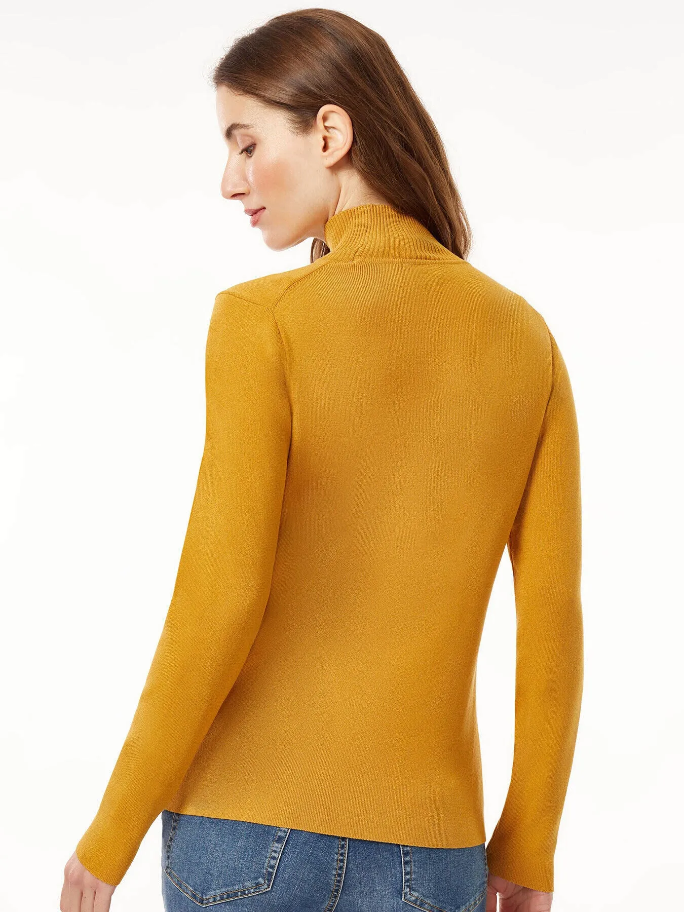 Long Sleeve Mock Neck Knit Sweater sold by Jones New York product image thumbnail 3