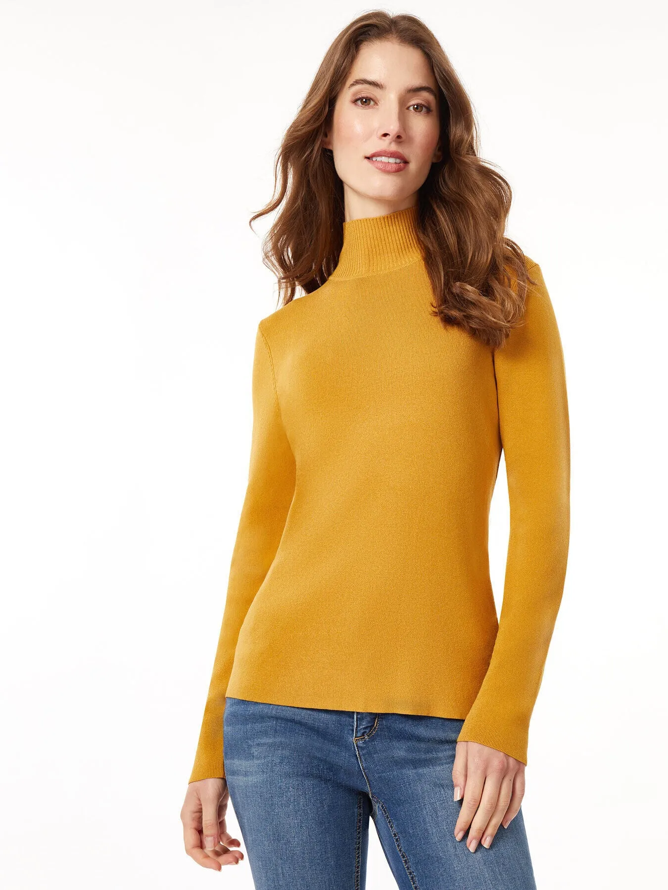 Long Sleeve Mock Neck Knit Sweater sold by Jones New York