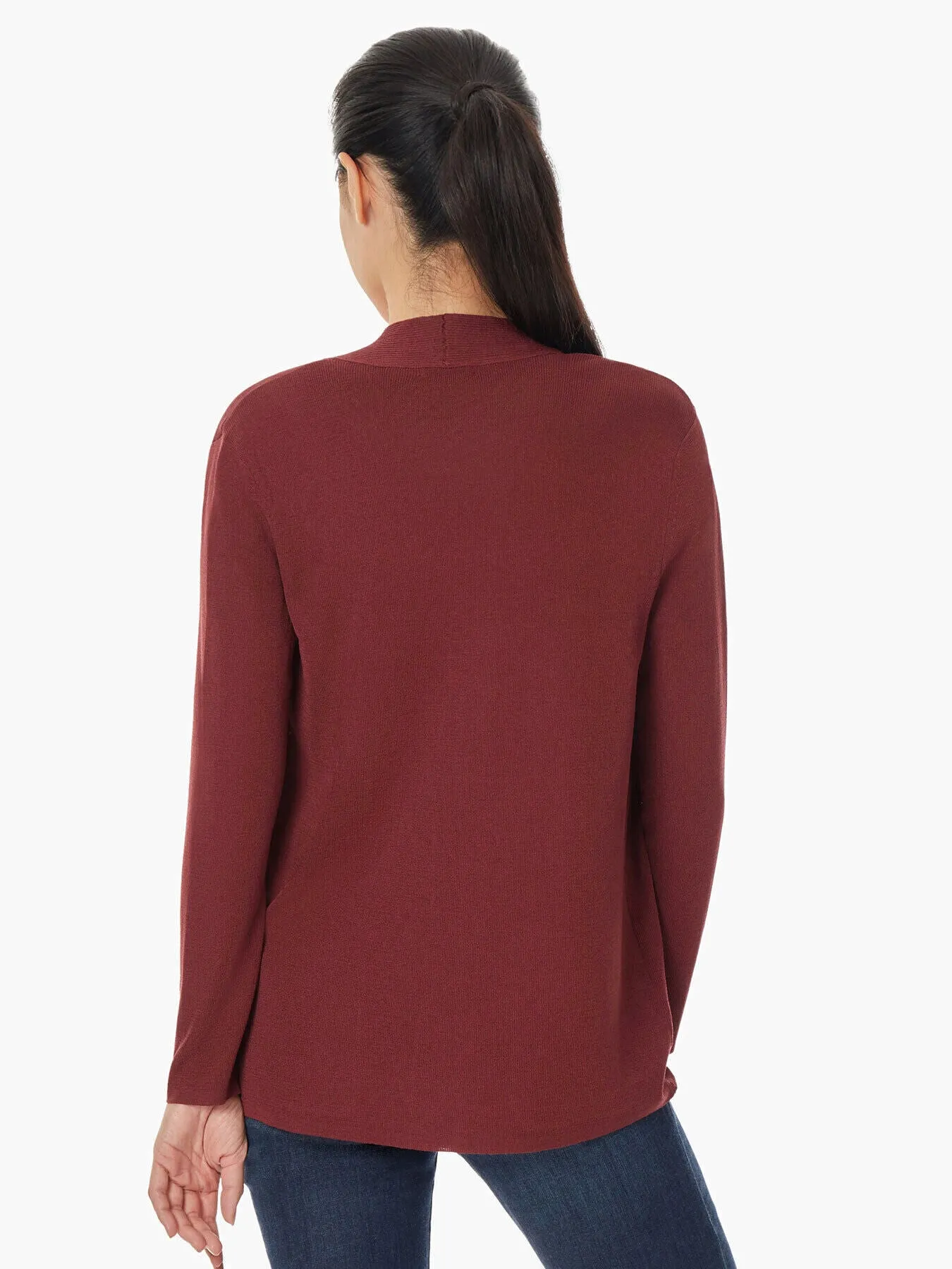 Open Front Cardigan With Pockets sold by Jones New York product image thumbnail 3