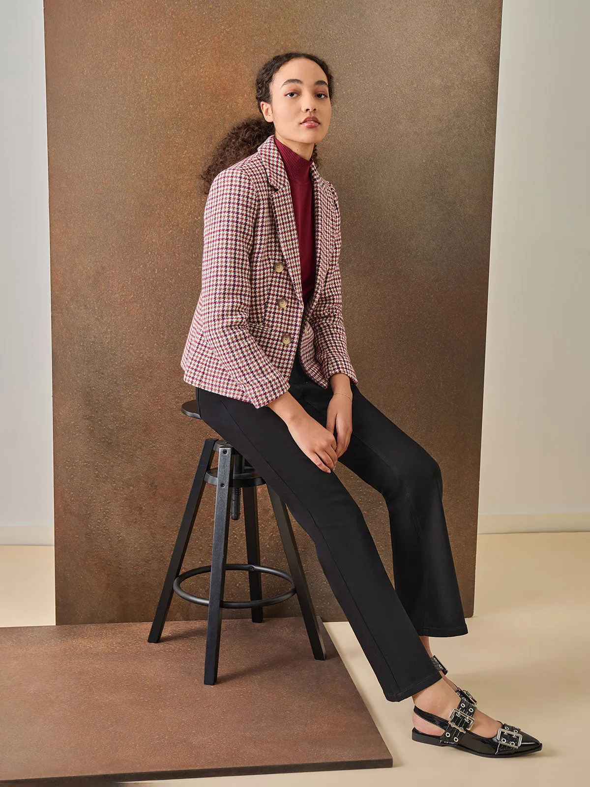 Tweed Faux Double-Breasted Jacket sold by Jones New York product image thumbnail 5