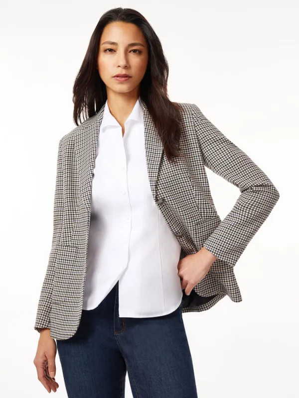 Houndstooth Two-Button Blazer sold by Jones New York