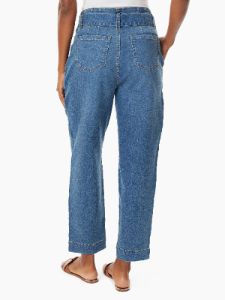 Tie-Waist Cropped Straight Leg Jeans sold by Jones New York