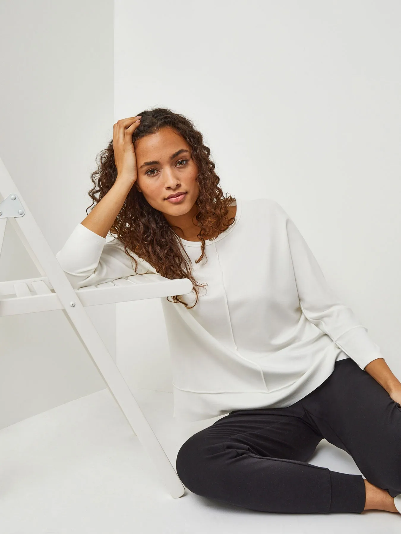 Plus Size Seam Detail Dolman Tunic sold by Jones New York product image thumbnail 3