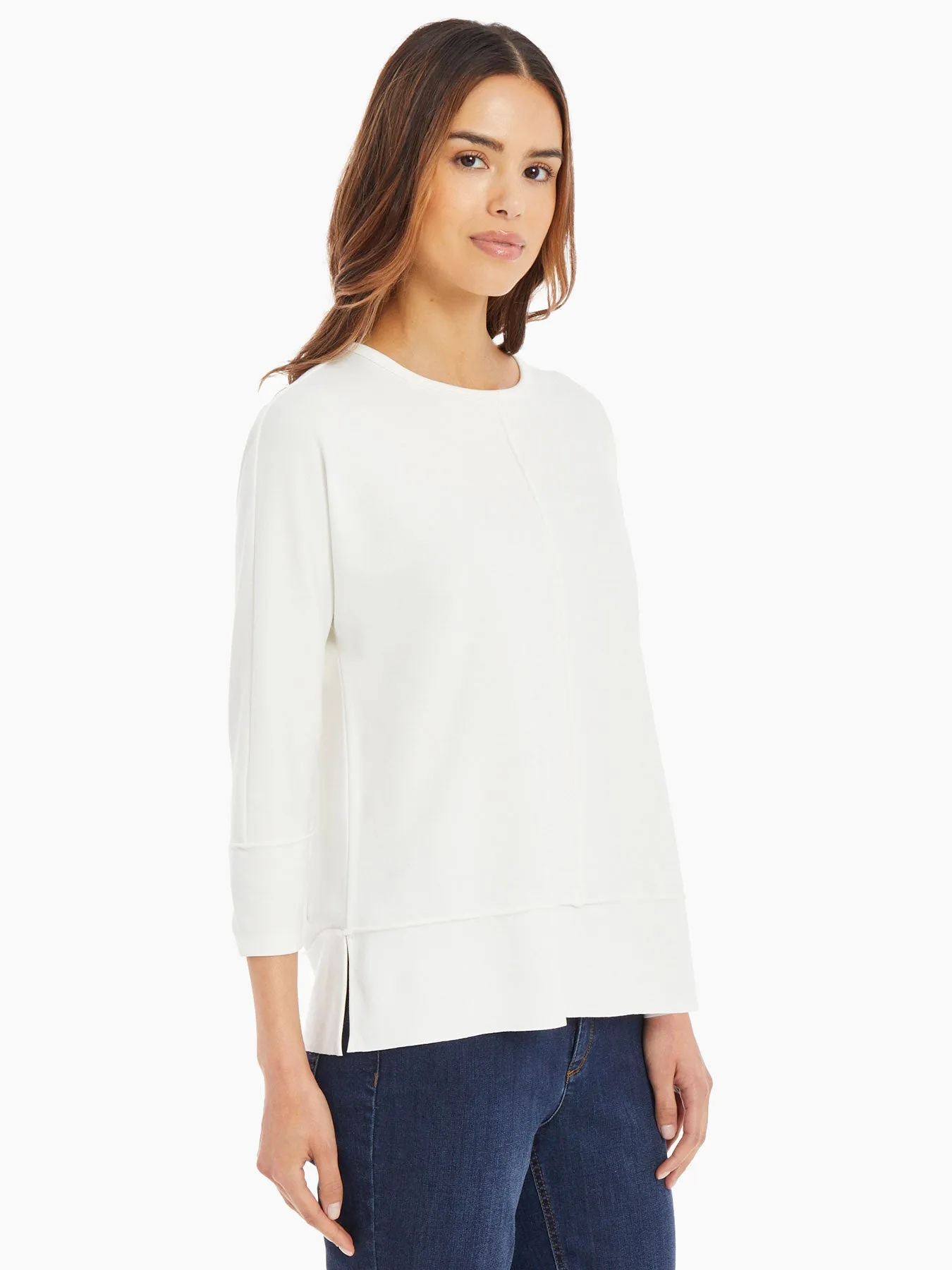 Plus Size Seam Detail Dolman Tunic sold by Jones New York product image thumbnail 4