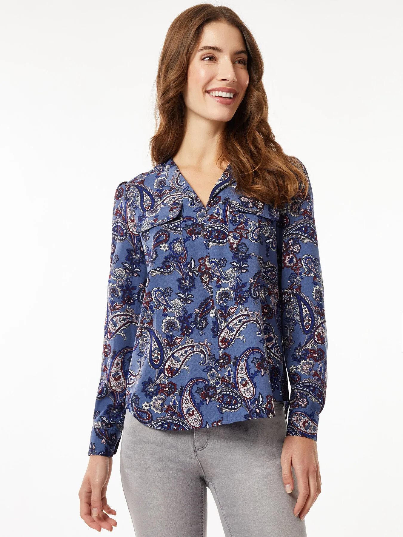 Simplified Utility Blouse sold by Jones New York