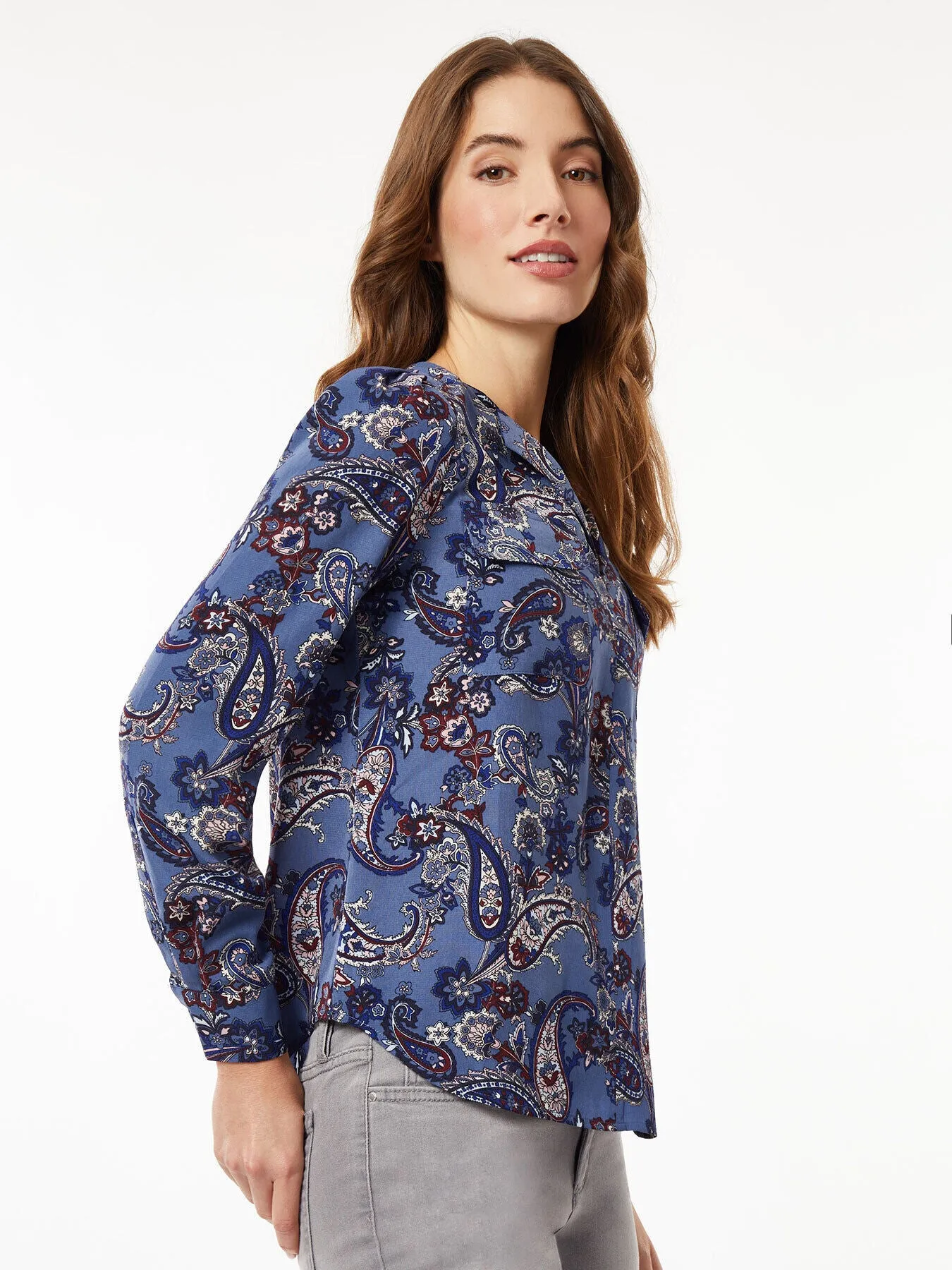 Simplified Utility Blouse sold by Jones New York product image thumbnail 2