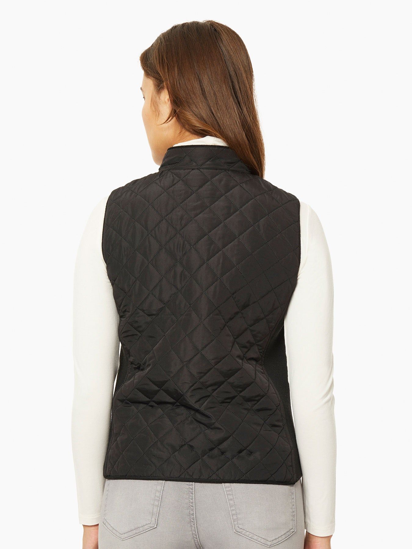 Zip-Front Quilted Vest sold by Jones New York product image thumbnail 3