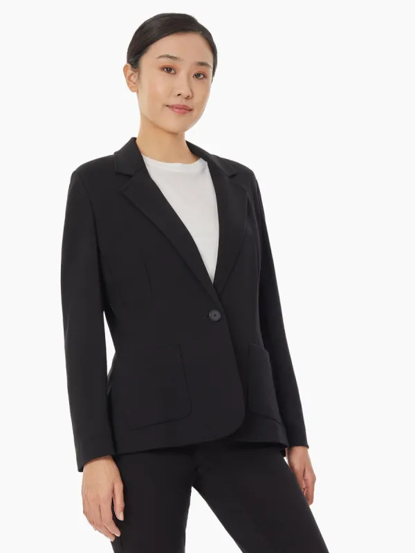 Serenity Knit Patch Pocket Blazer sold by Jones New York