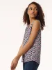 Printed Sleeveless Pleat Front Top, Moss Crepe sold by Jones New York