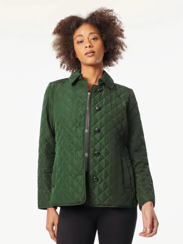 Five-Button Quilted Jacket sold by Jones New York