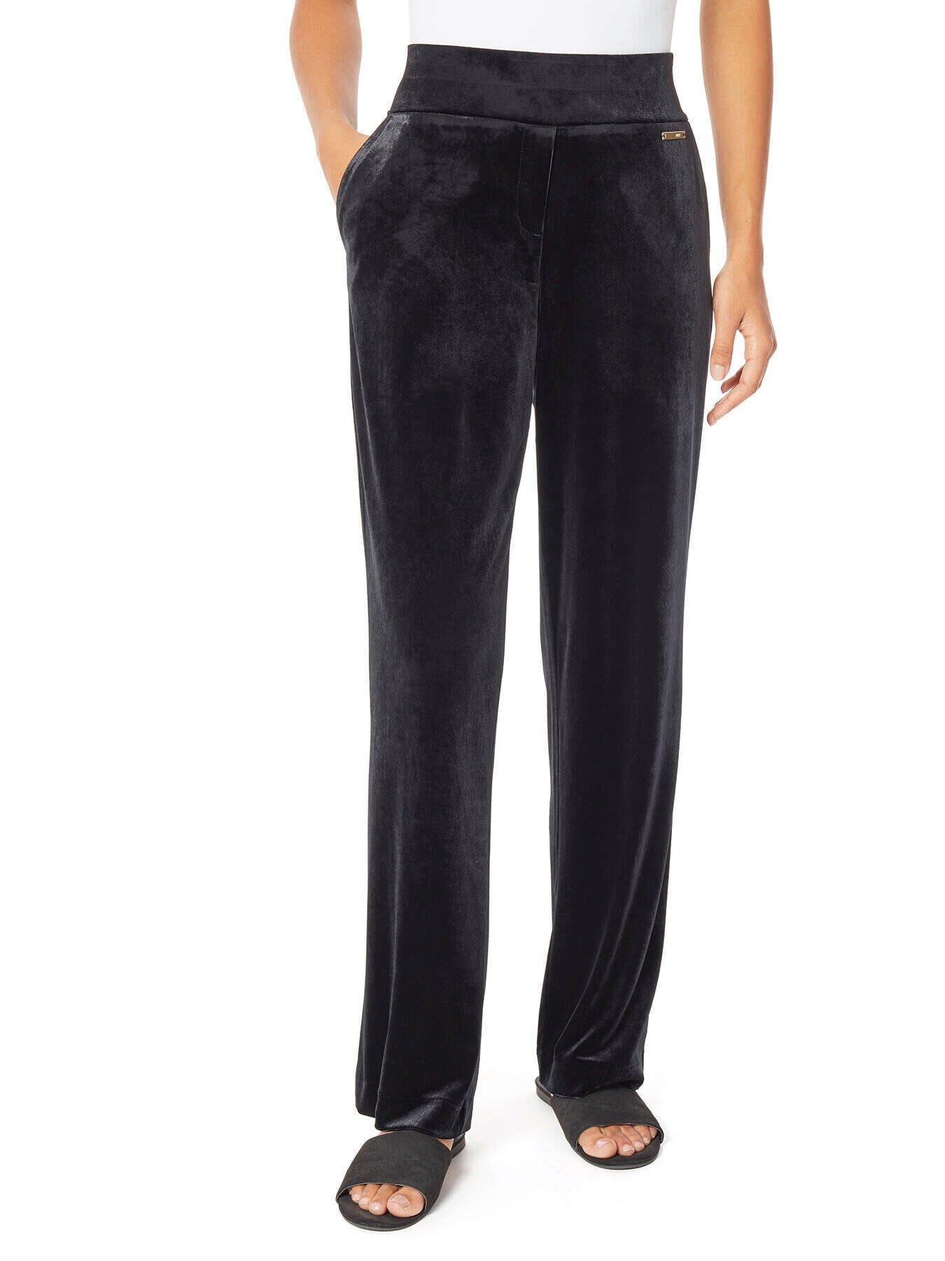 Velour Pull-On Straight Leg Pants sold by Jones New York