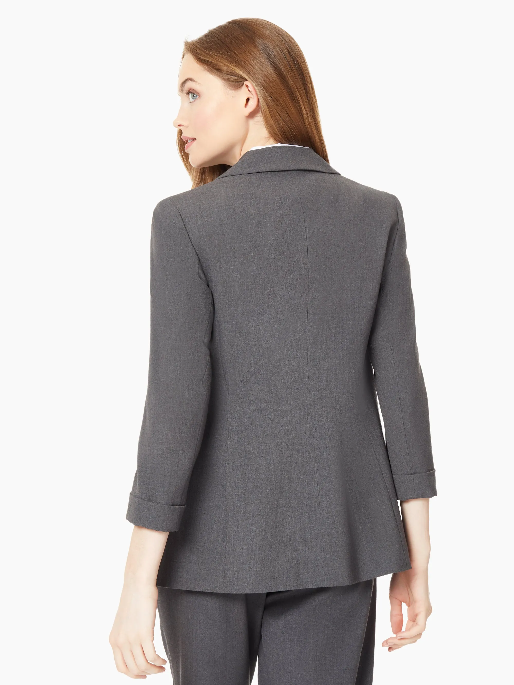 Notch Collar Rolled Cuff Bi-Stretch Blazer sold by Jones New York product image thumbnail 3