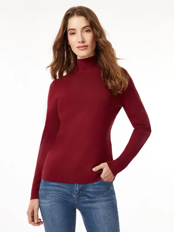Long Sleeve Mock Neck Knit Sweater sold by Jones New York