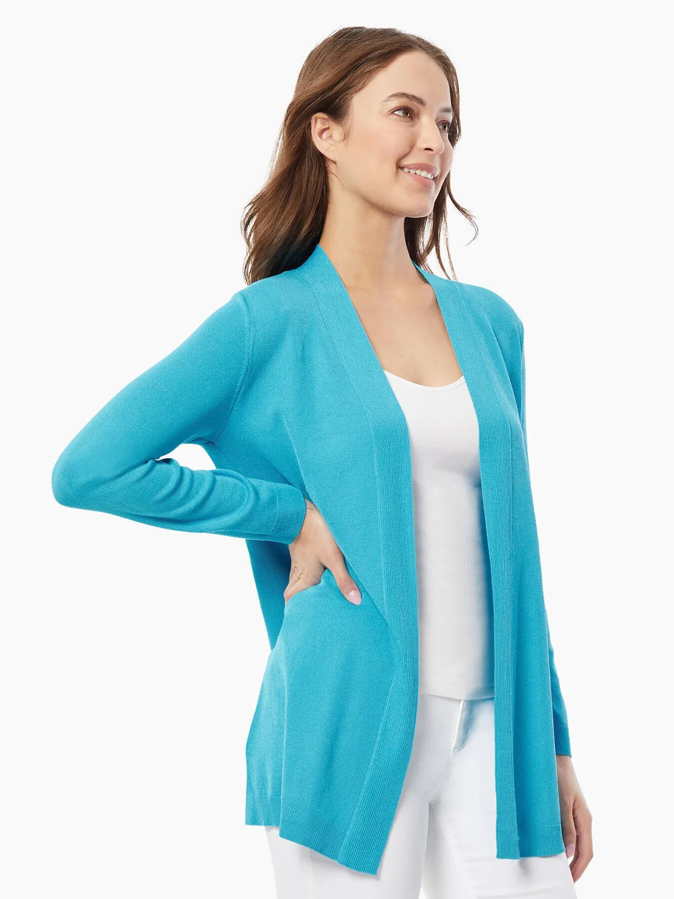 Open Front Icon Cardigan sold by Jones New York product image thumbnail 2