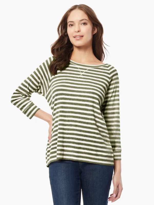Crewneck Raglan Sedona Knit Top made by Jones New York