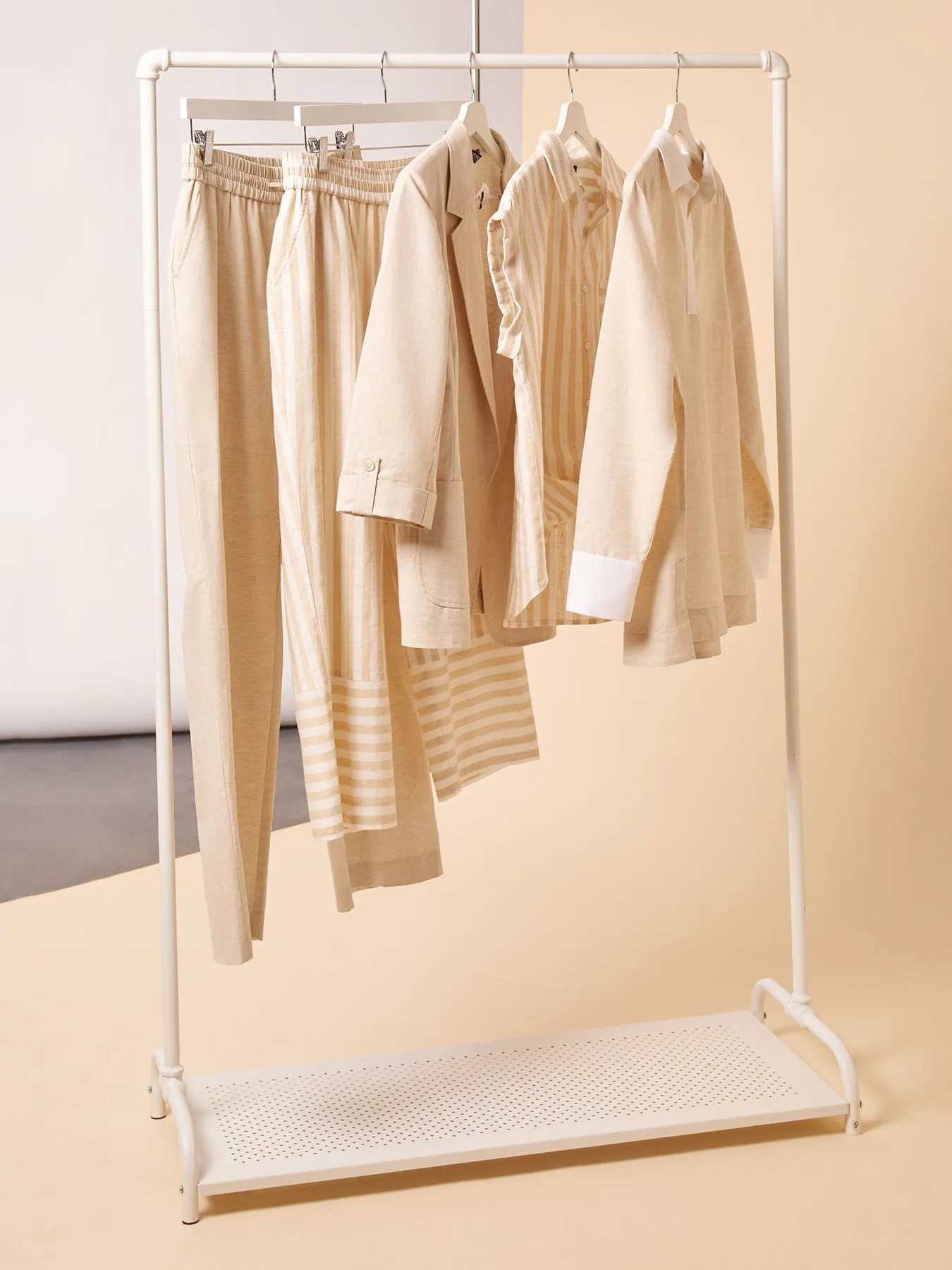 Plus Size Pull-On Linen Drawstring Trousers sold by Jones New York product image thumbnail 4