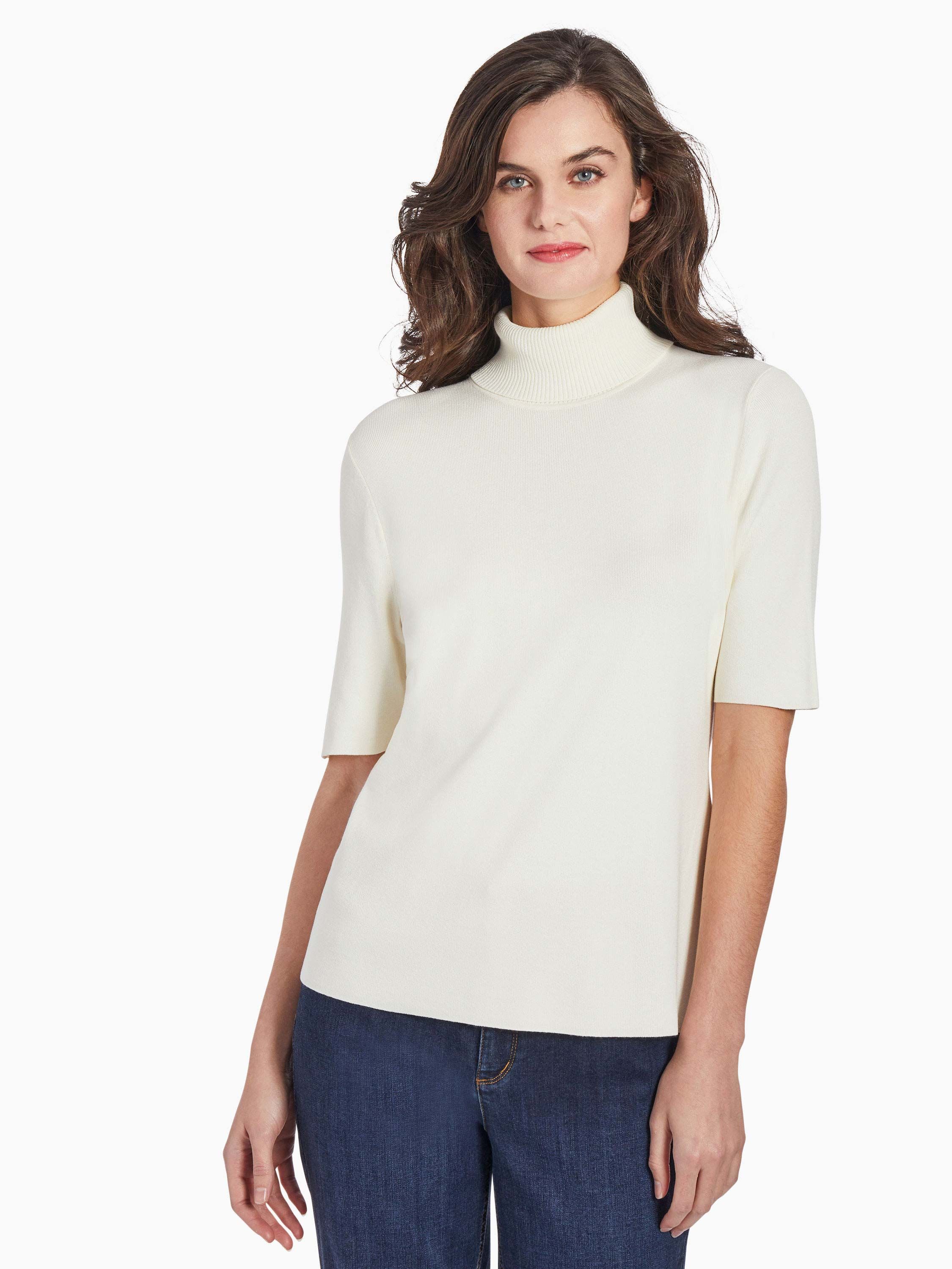 Elbow Sleeve Turtleneck sold by Jones New York