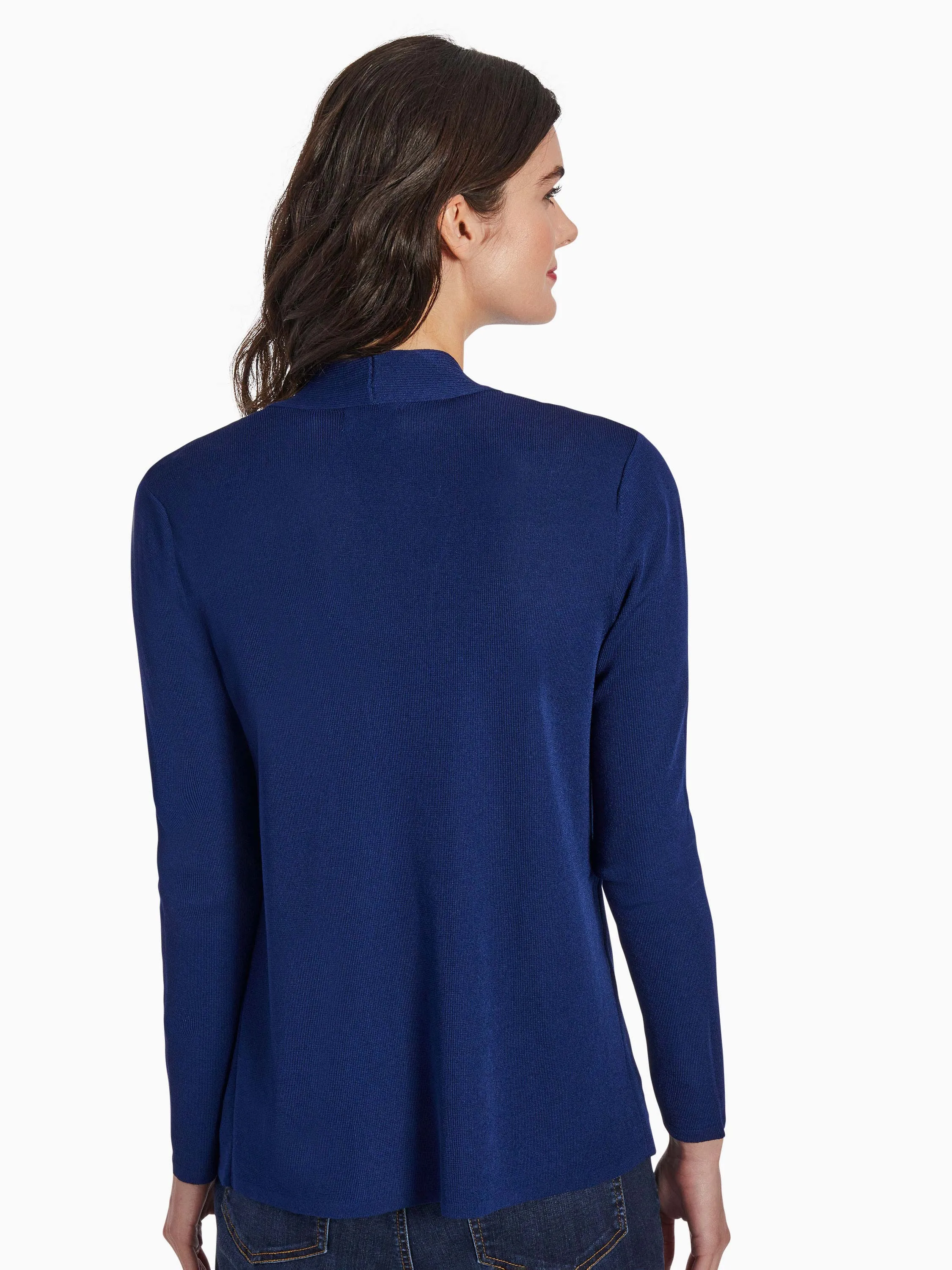 Open Front Cardigan With Pockets sold by Jones New York product image thumbnail 3