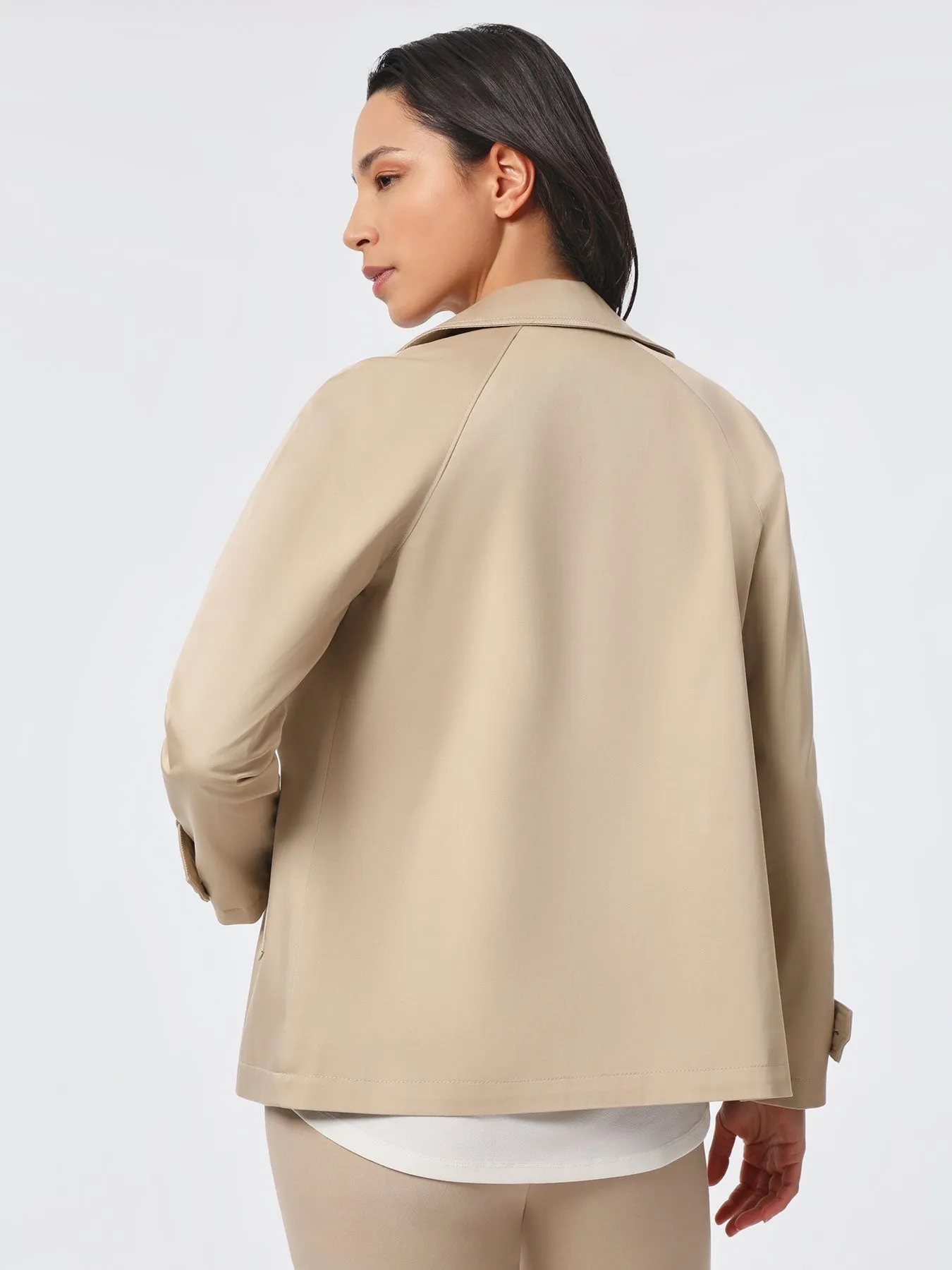 Plus Size Double-Breasted Trench Coat sold by Jones New York product image thumbnail 5