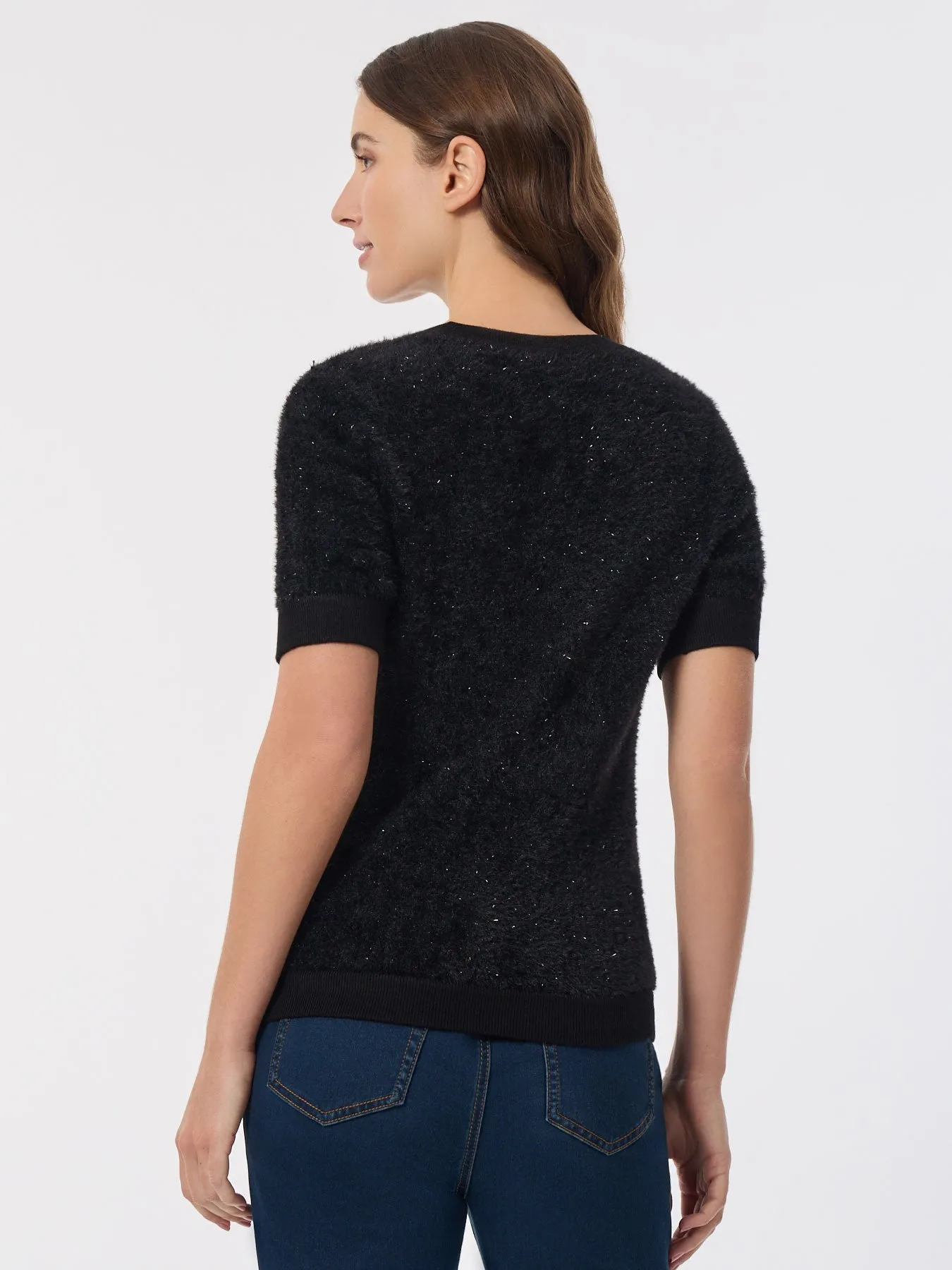 Crew Neck Eyelash Pullover sold by Jones New York product image thumbnail 4