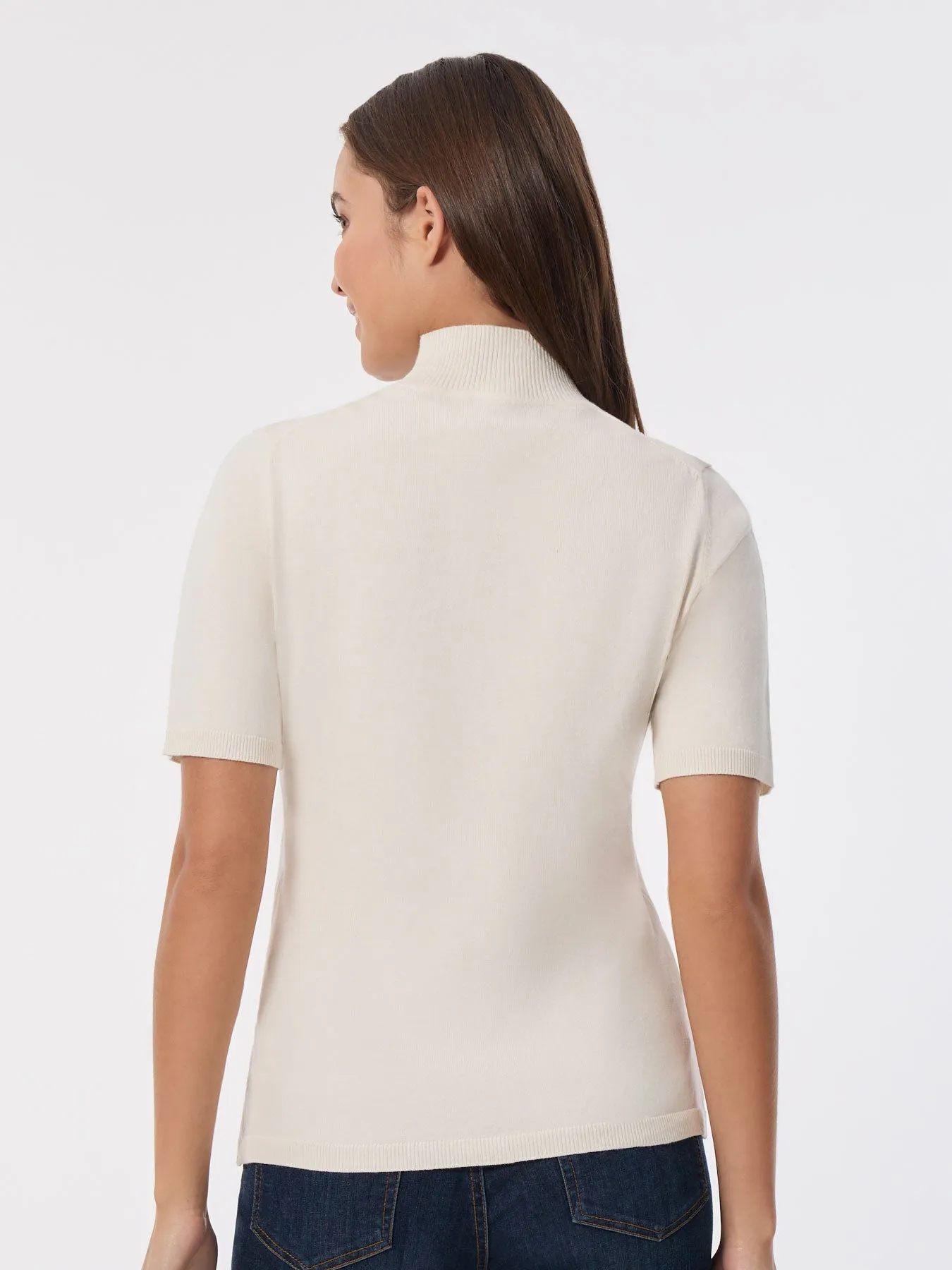 Short Sleeve Mock Neck Top sold by Jones New York product image thumbnail 3