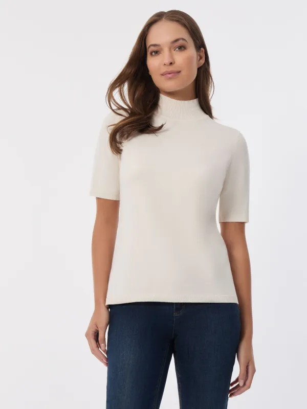 Short Sleeve Mock Neck Top sold by Jones New York