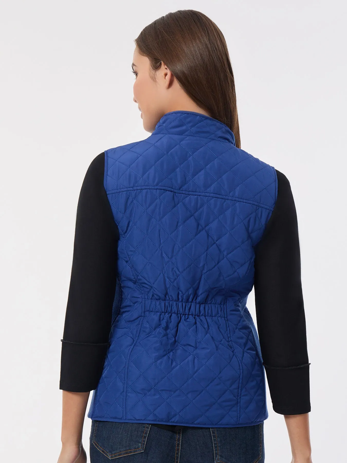 Zip-Front Quilted Vest sold by Jones New York product image thumbnail 3