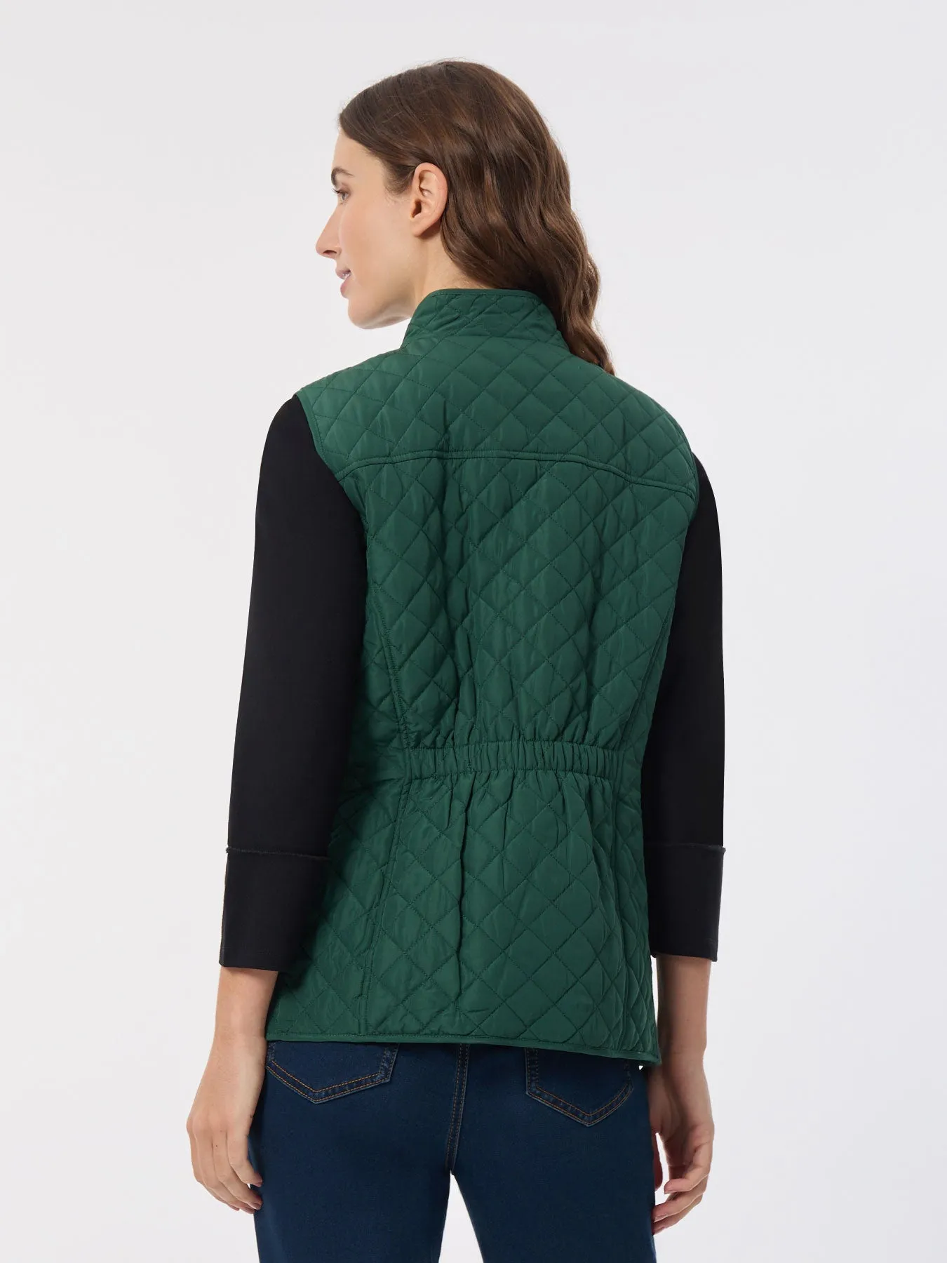 Zip-Front Quilted Vest sold by Jones New York product image thumbnail 3