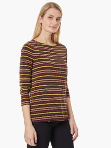 Stripe Knit Boat Neck Top sold by Jones New York
