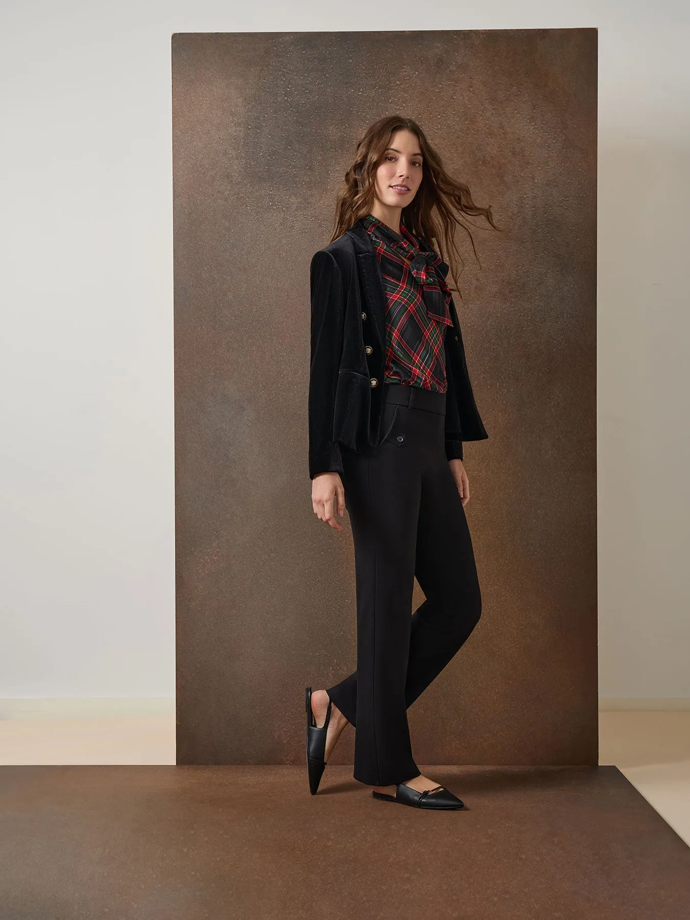 Faux Double Breasted Jacket, Velvet sold by Jones New York product image thumbnail 5