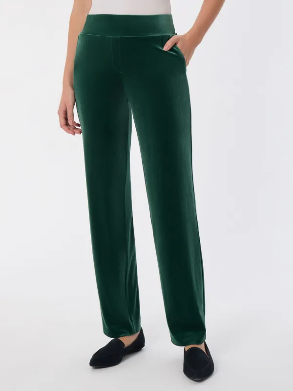 Pull-On Velour Straight Leg Pants sold by Jones New York