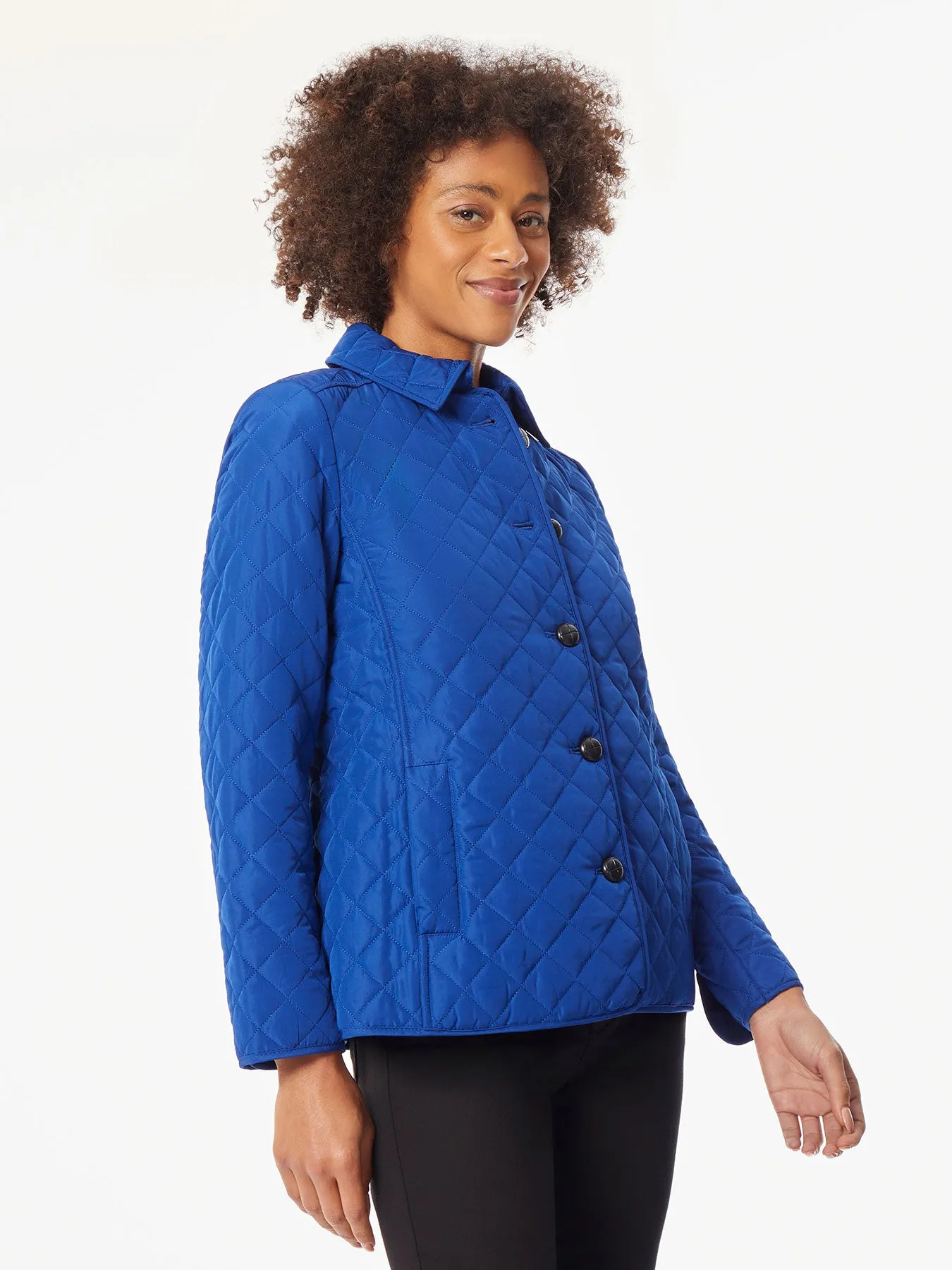 Five-Button Quilted Jacket sold by Jones New York product image thumbnail 2