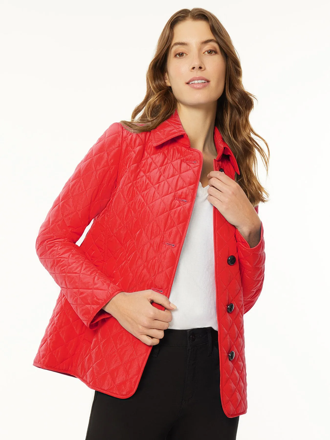 Five-Button Quilted Jacket sold by Jones New York product image thumbnail 2