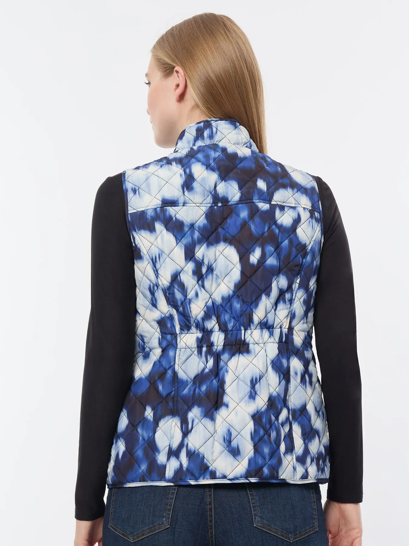 Printed Quilted Puffer Vest sold by Jones New York product image thumbnail 5