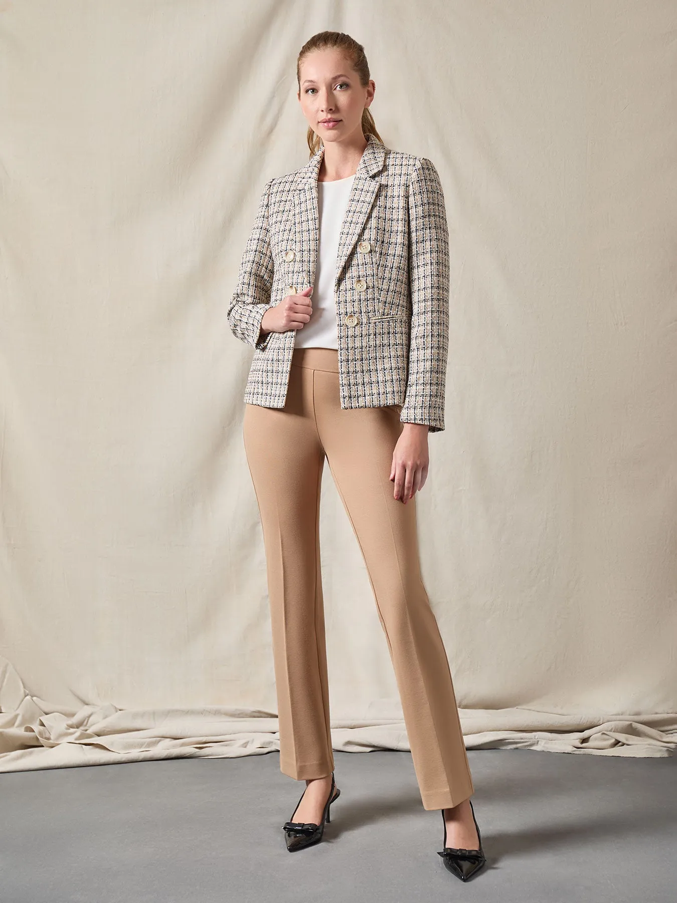 Tweed Faux Double-Breasted Jacket sold by Jones New York product image thumbnail 2