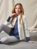 Quilted Button-Detail Military Band Jacket sold by Jones New York