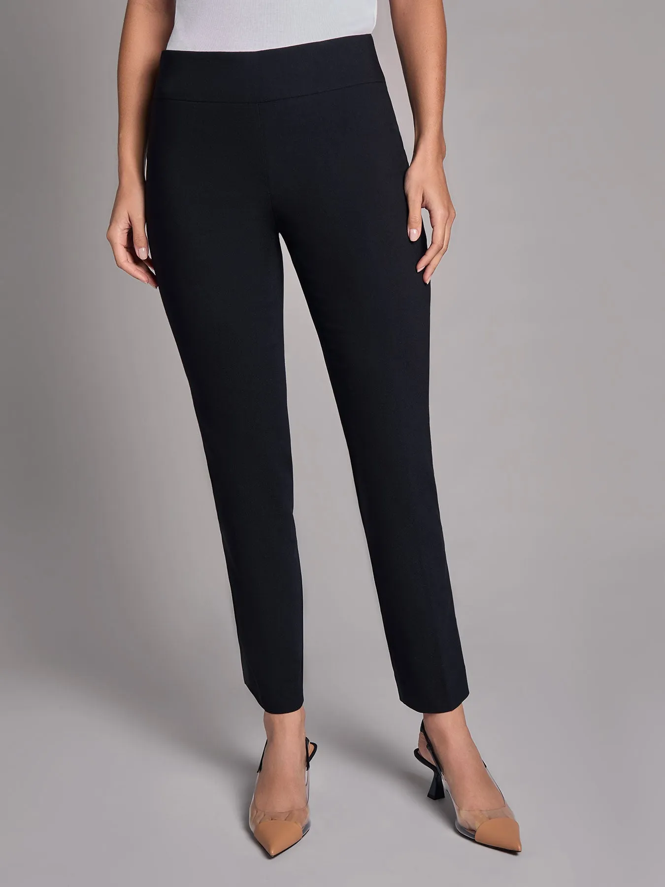 Petite Pull-On Straight Leg Pants, Stretch Twill sold by Jones New York