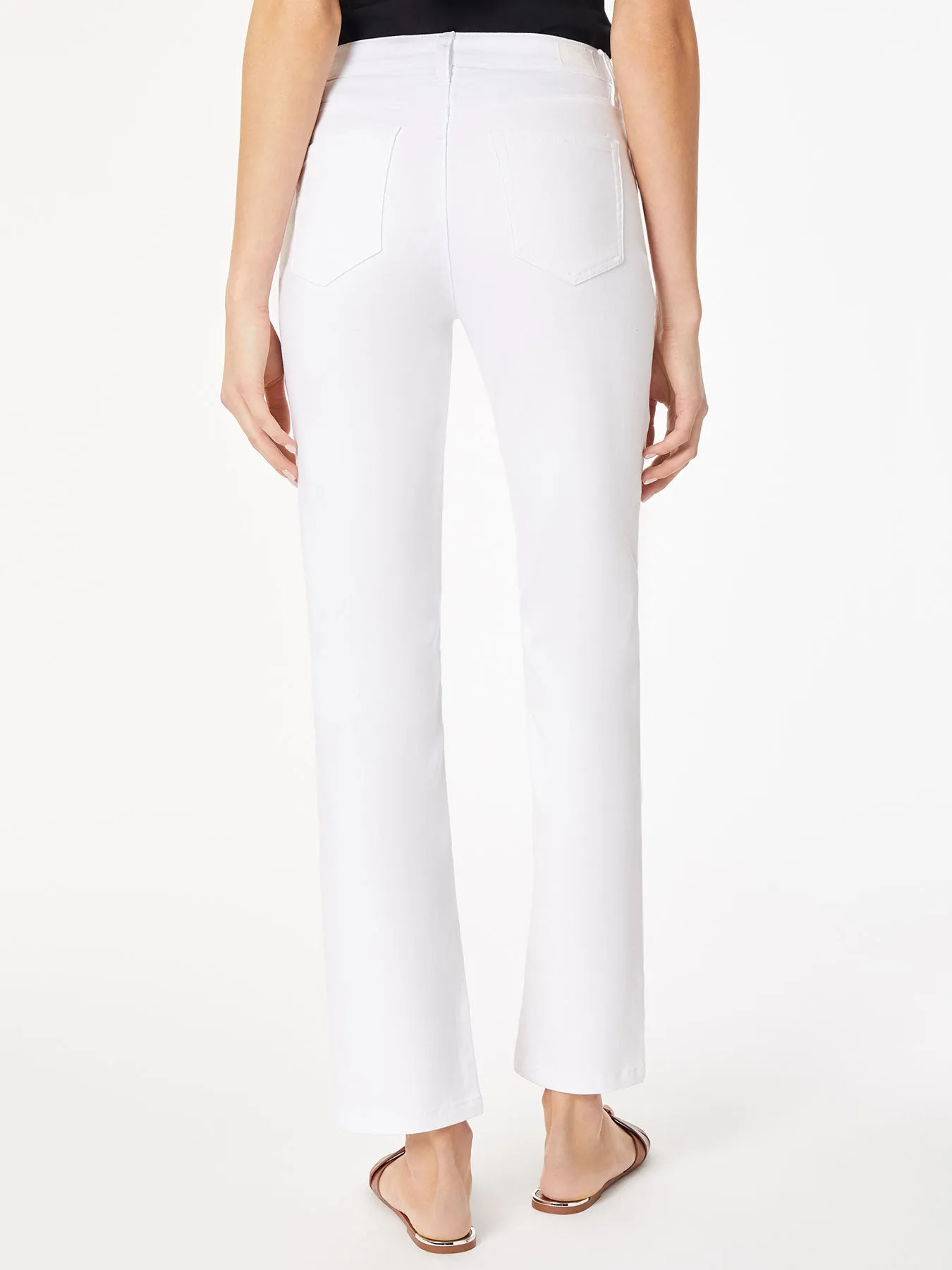 Plus Lexington Straight Leg Jeans, Soft White sold by Jones New York product image thumbnail 4