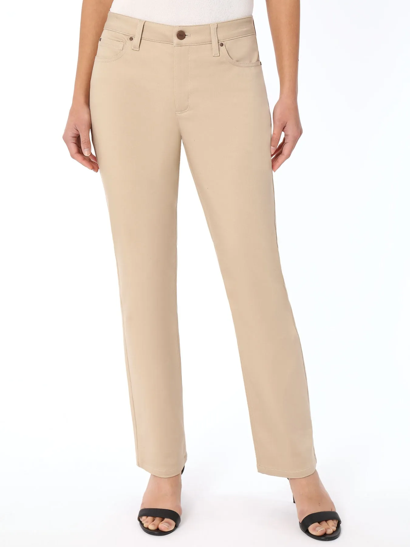 Petite Lexington Straight Leg Jeans, Jones Khaki sold by Jones New York