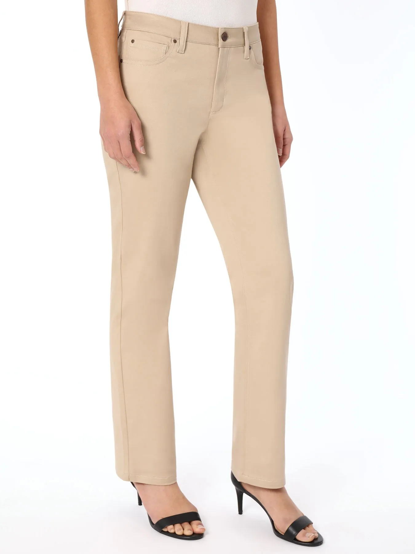 Petite Lexington Straight Leg Jeans, Jones Khaki sold by Jones New York product image thumbnail 2