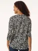 Printed Keyhole Neckline Top, Moss Crepe sold by Jones New York