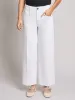 Patch Pocket Wide Leg Denim, Soft White sold by Jones New York