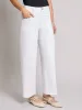 Patch Pocket Wide Leg Denim, Soft White sold by Jones New York