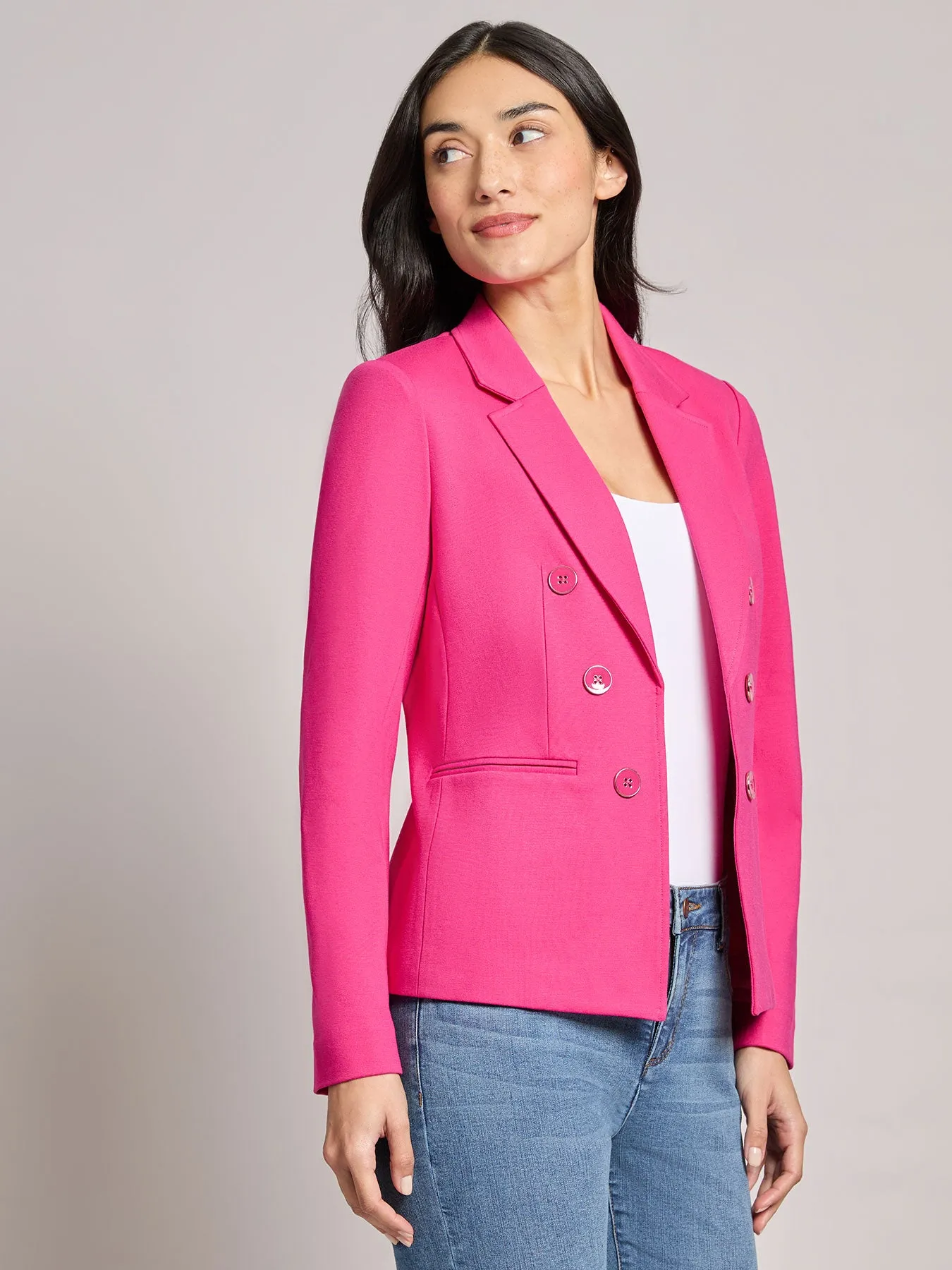 Faux Double Breasted Jacket sold by Jones New York product image thumbnail 2