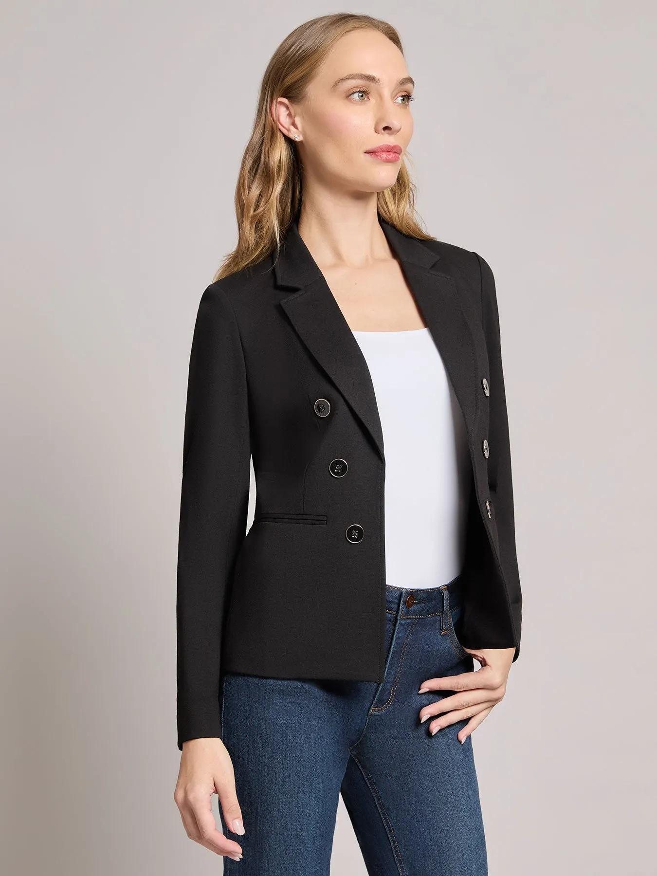 Faux Double Breasted Jacket sold by Jones New York product image thumbnail 2