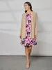 Cap Sleeve Swing Dress, Linen Blend sold by Jones New York