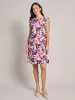Cap Sleeve Swing Dress, Linen Blend sold by Jones New York